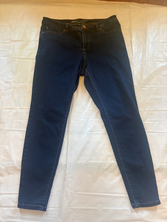 INC International Concepts Denim - INC International Concepts Dark Wash Skinny Jeans